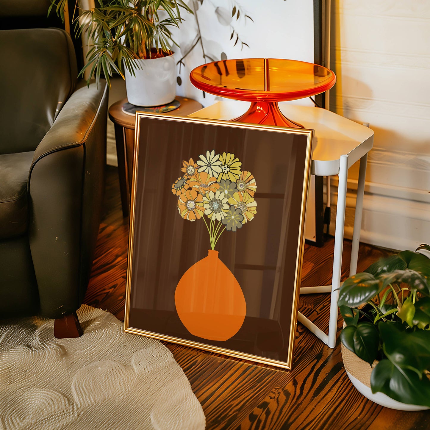 Orange Vase Print