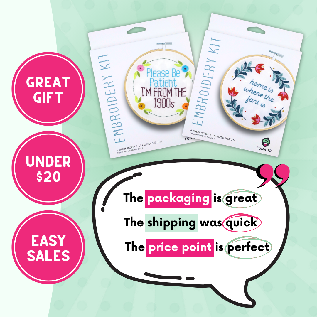 Powered by ADHD | Embroidery Kit