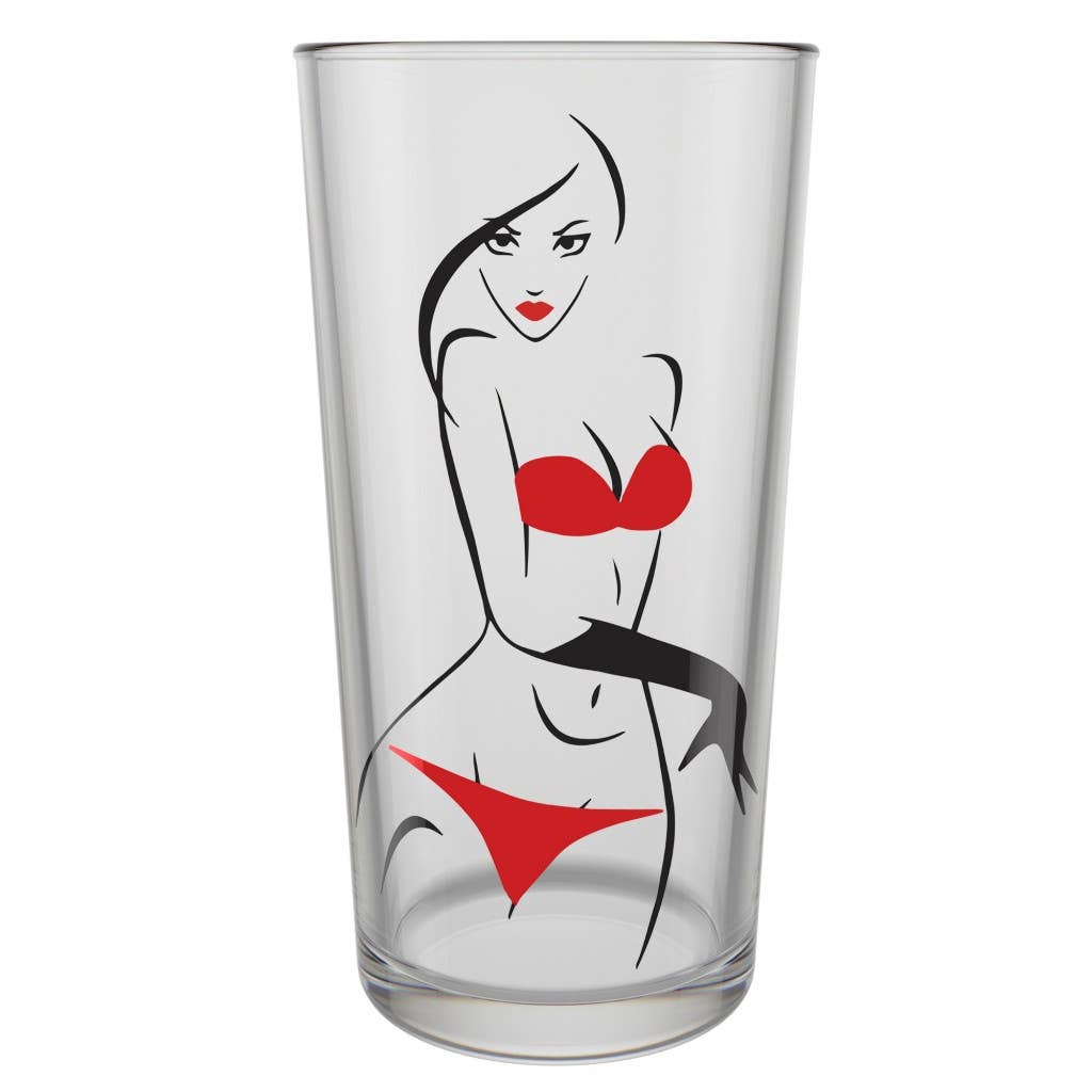 Red Line Cocktail Glass