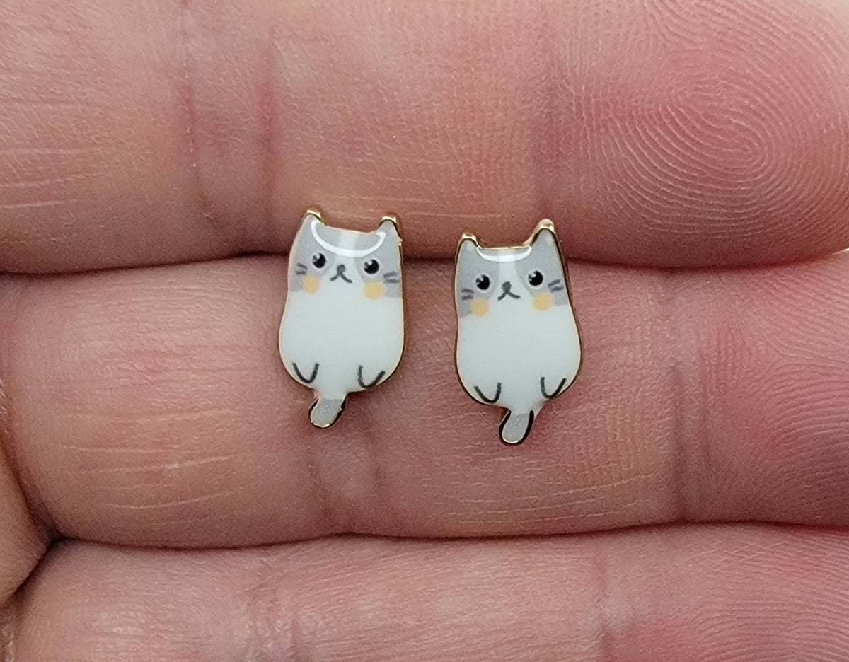 Cat Picture Earrings