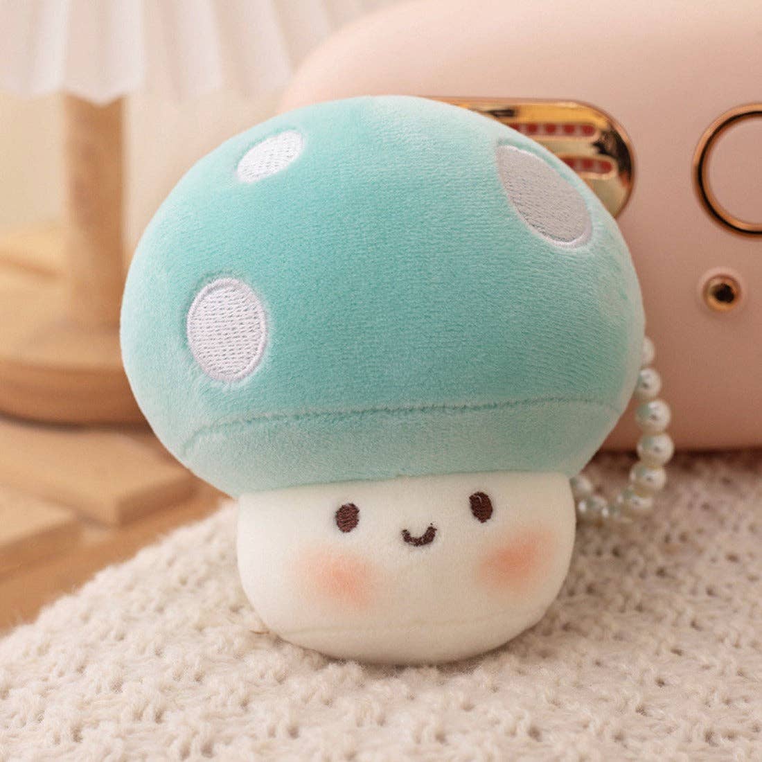 Koco - Macaron-Colored Mushroom Keychain