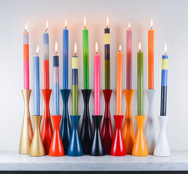 Midnight Medium Blue Candleholder