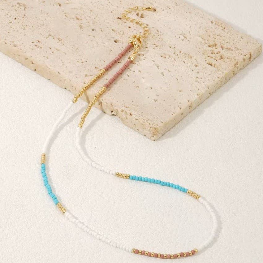 CLASSIC ARTISTIC BEADED NECKLACE