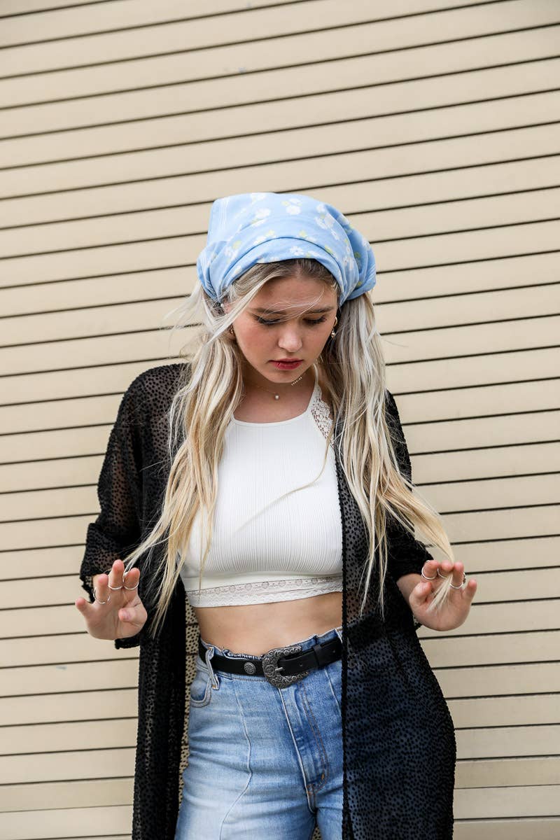 Floral Lightweight Bandana