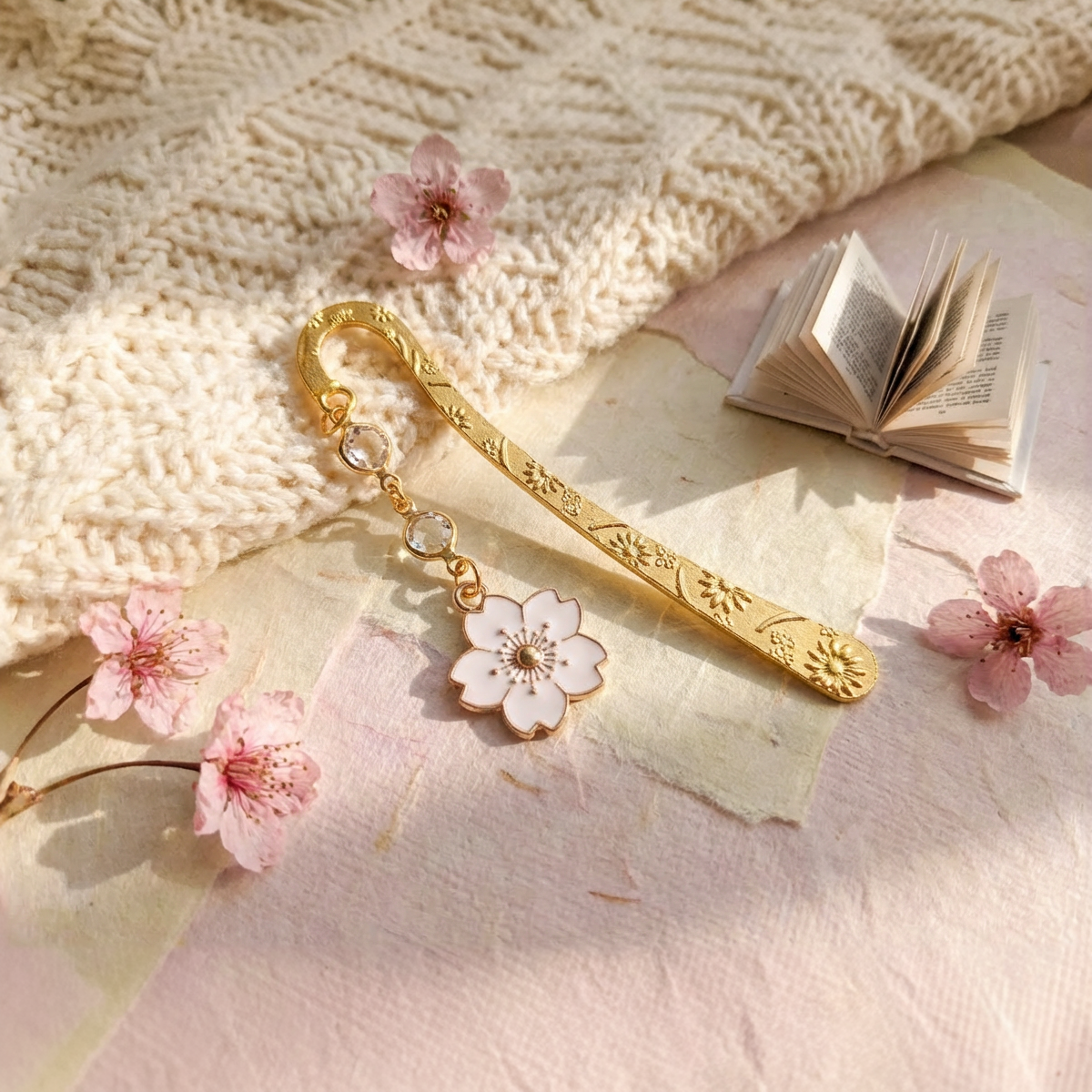 Golden Days Metal Bookmark