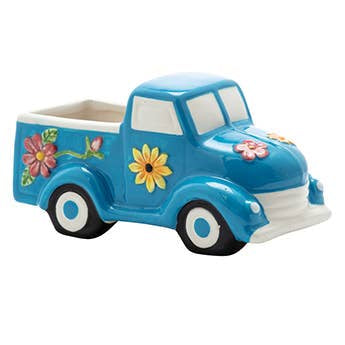 Blue Floral Pickup Planter Item # 33905