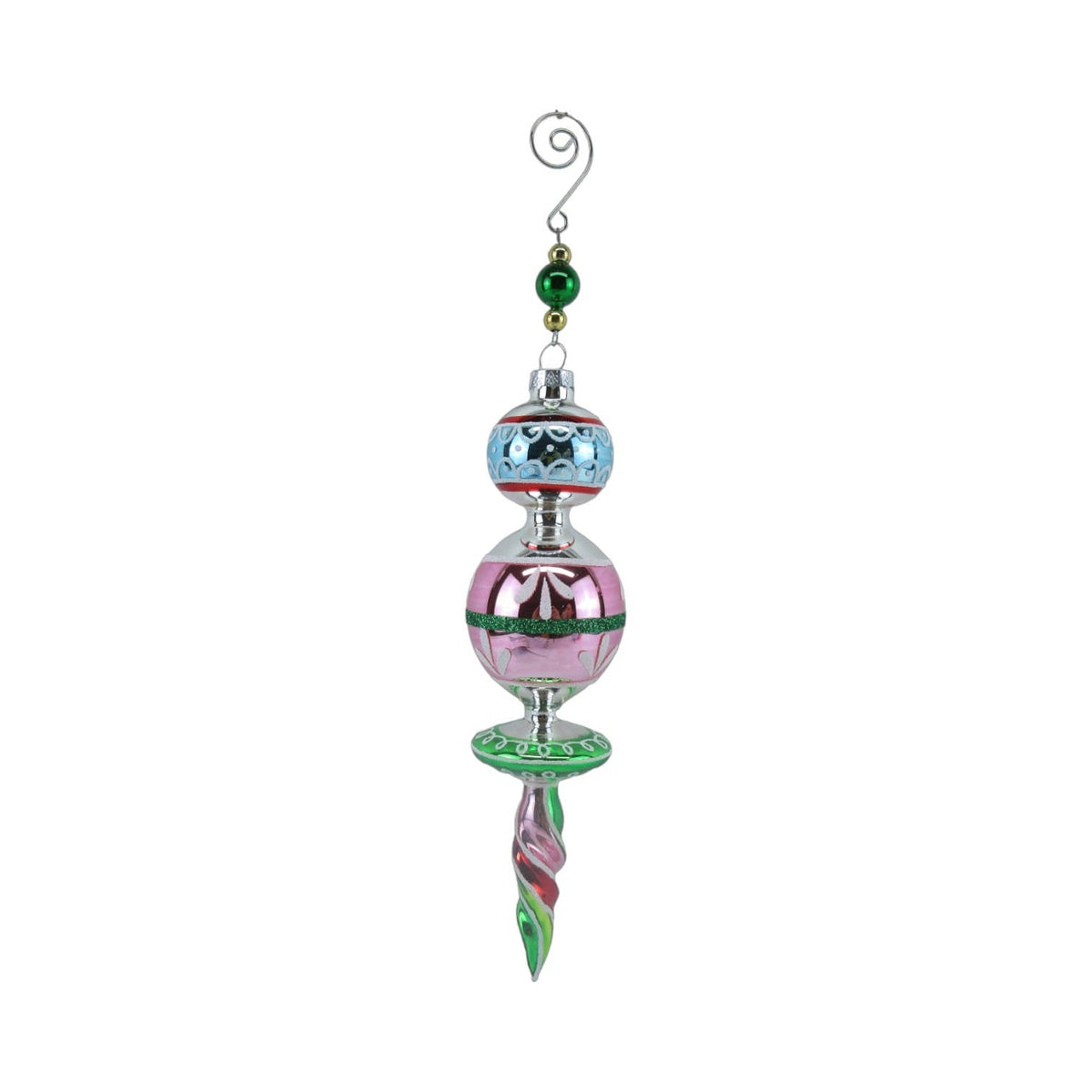 Pastel 50s Inspired Sphere Ornament