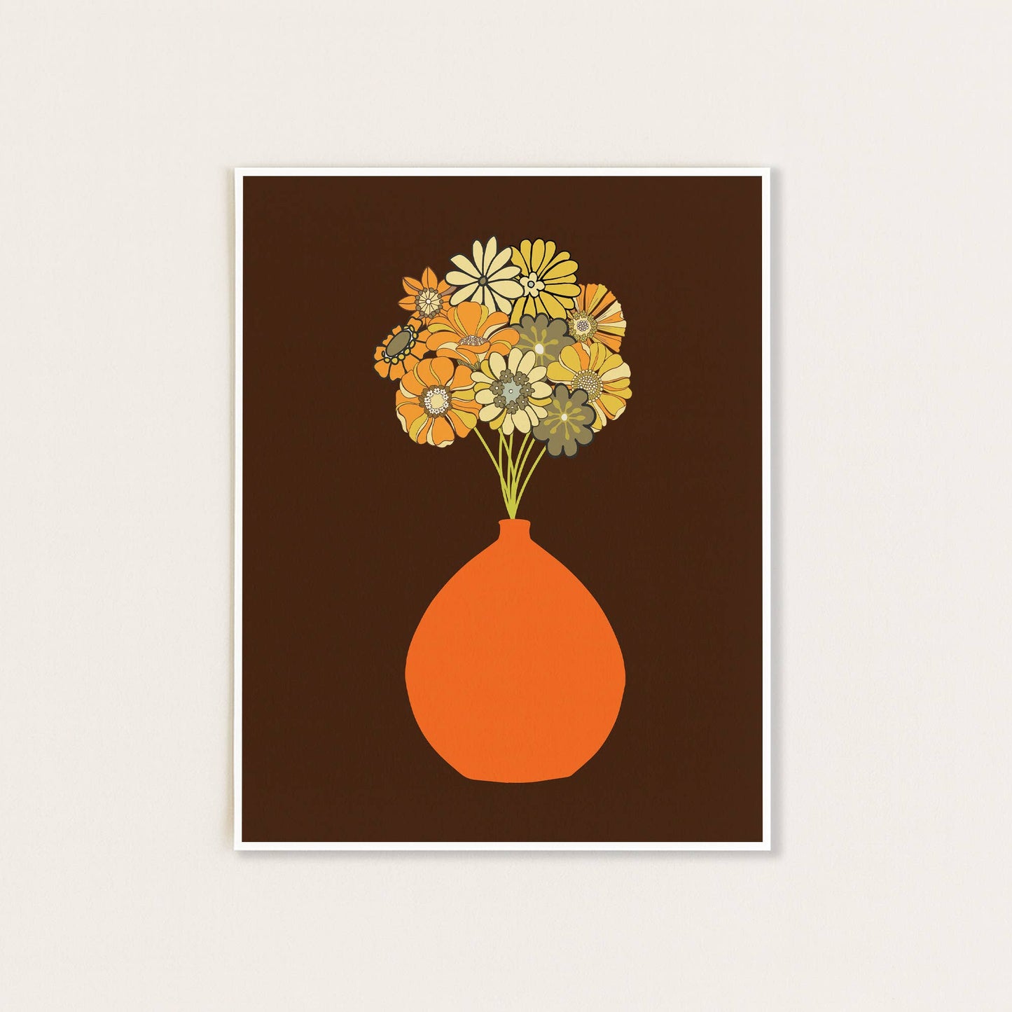 Orange Vase Print