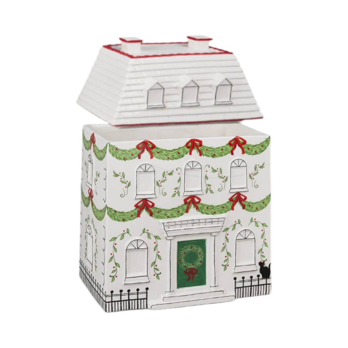 Christmas in the City Cookie Jar