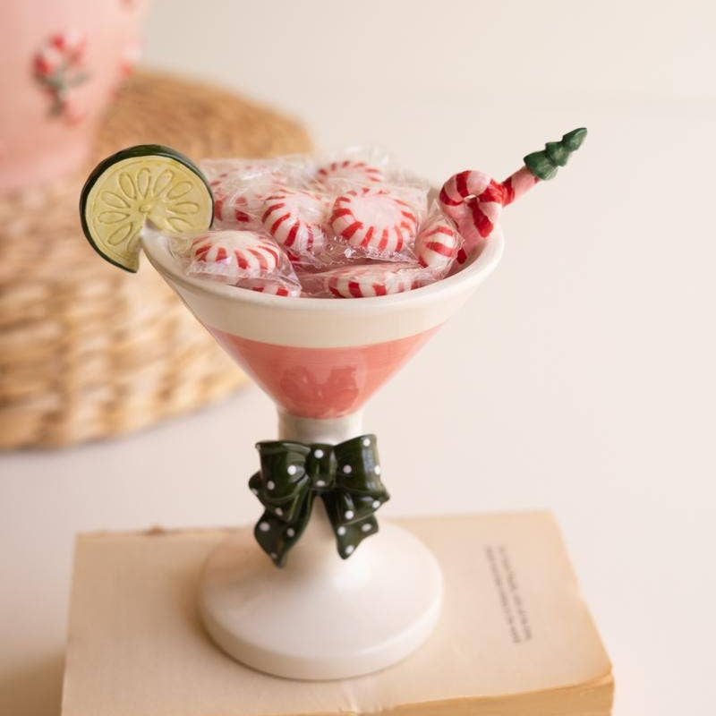 Christmas Martini Glass