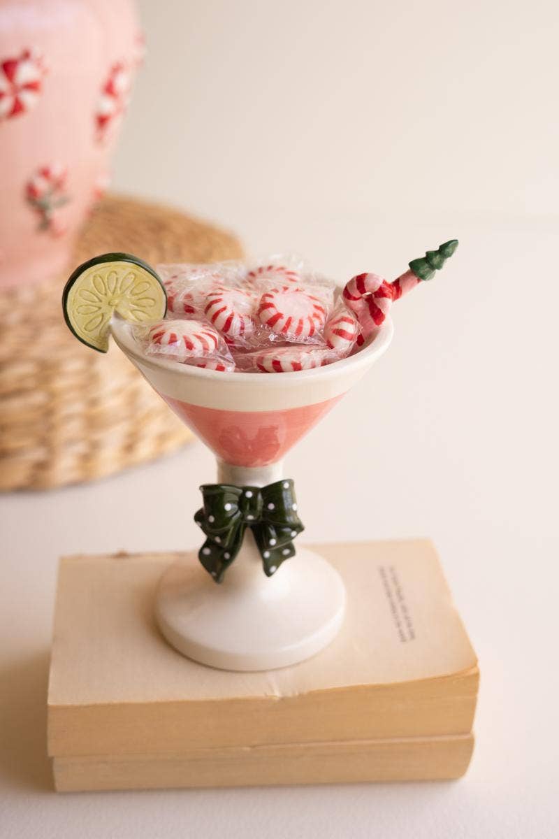 Christmas Martini Glass
