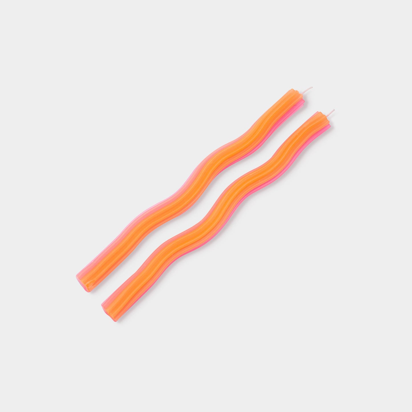 Wiggle Candle Sticks by Lex Pott - Orange (2 pack)