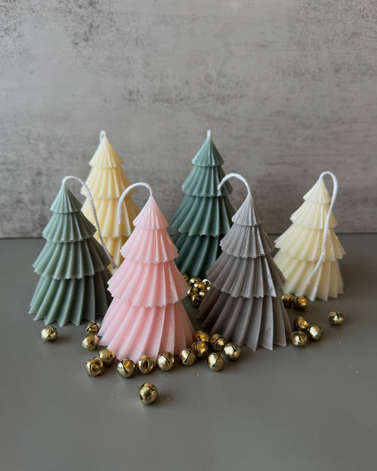 Tiered Holiday Tree Candle