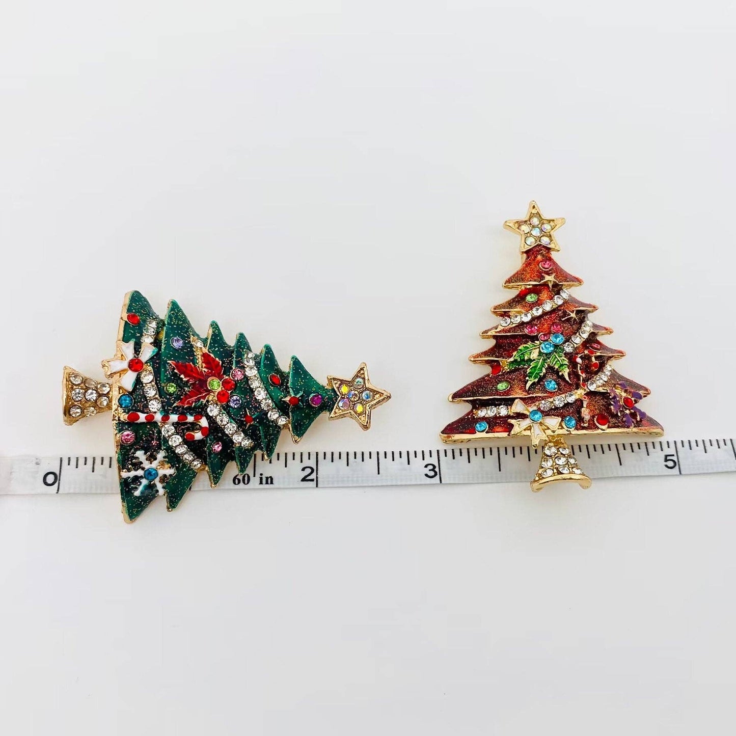 Christmas Pin Colorful Christmas Tree Brooch