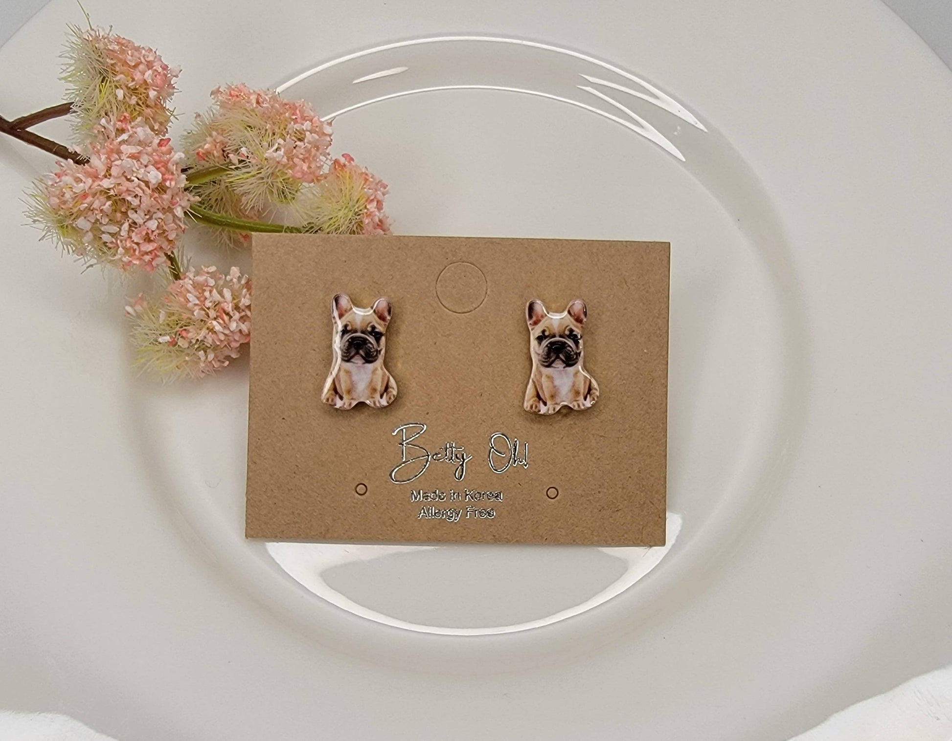 Baby French Bulldog Earrings