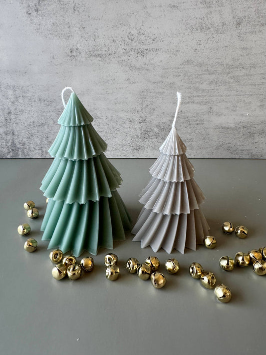 Tiered Holiday Tree Candle