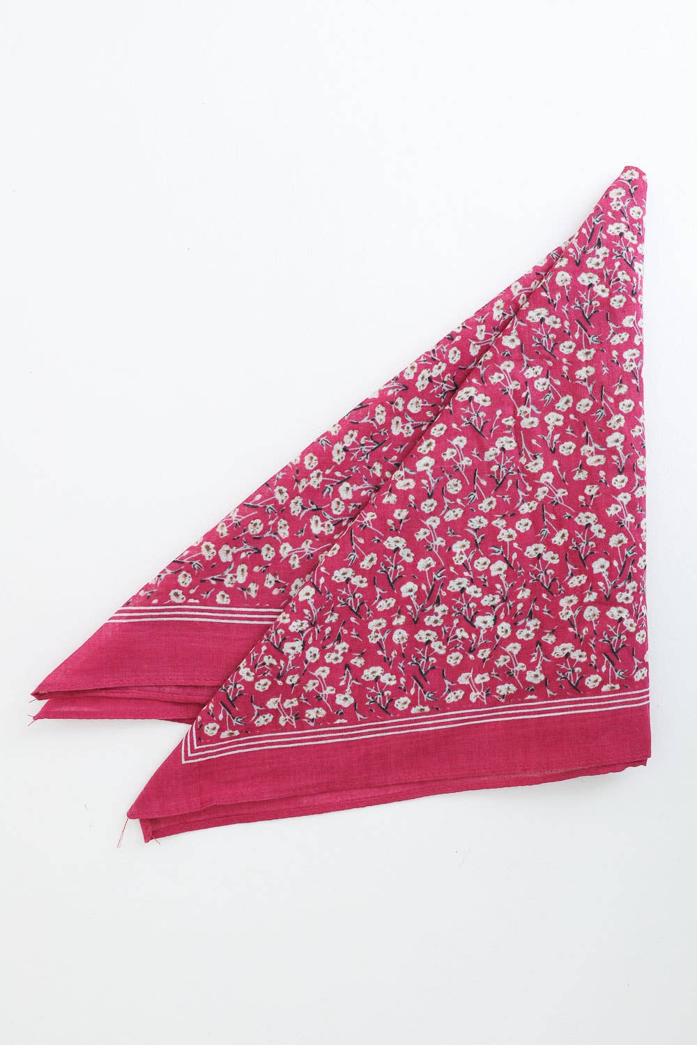 Cotton Field of Flowers Bandana - Muted Color Tones