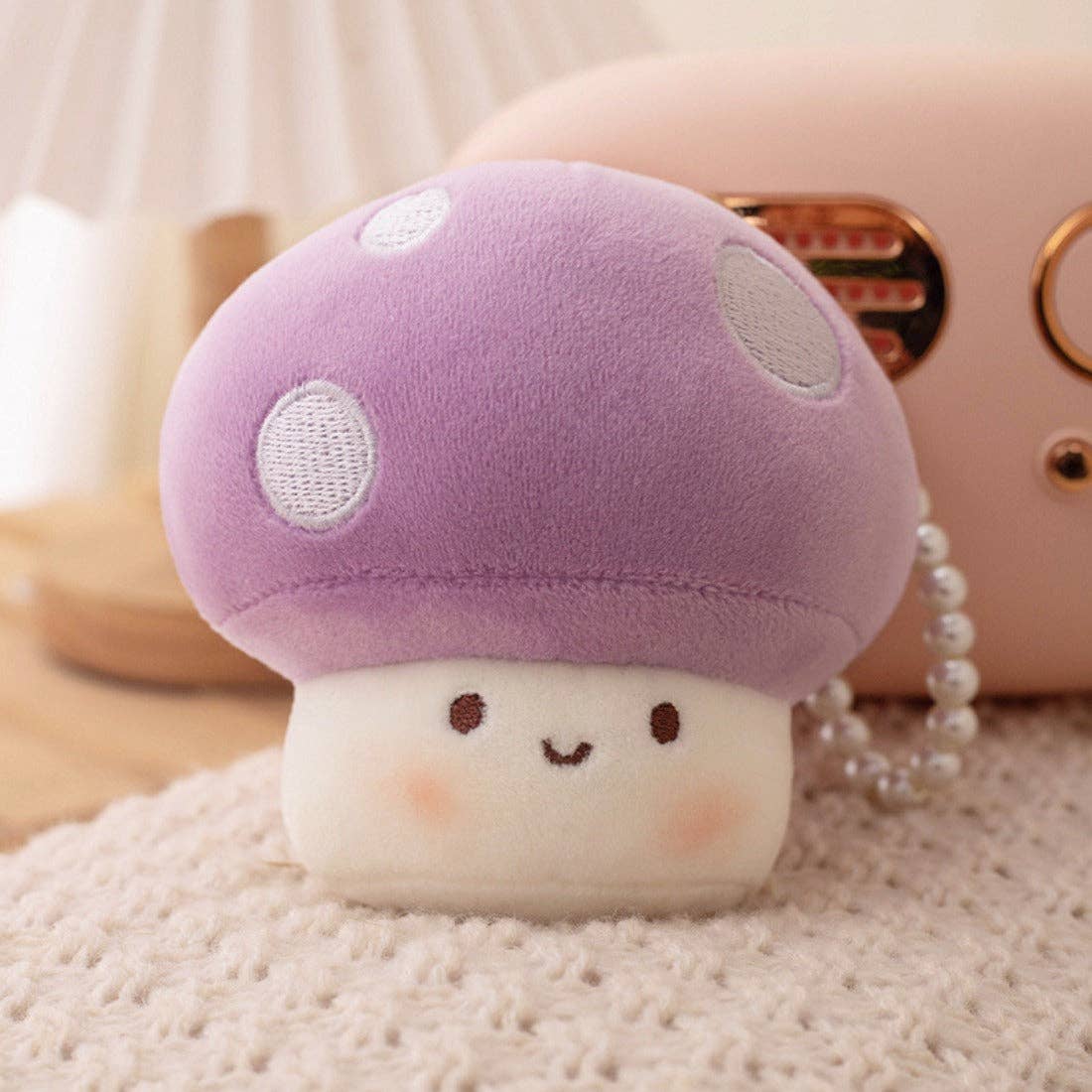 Koco - Macaron-Colored Mushroom Keychain