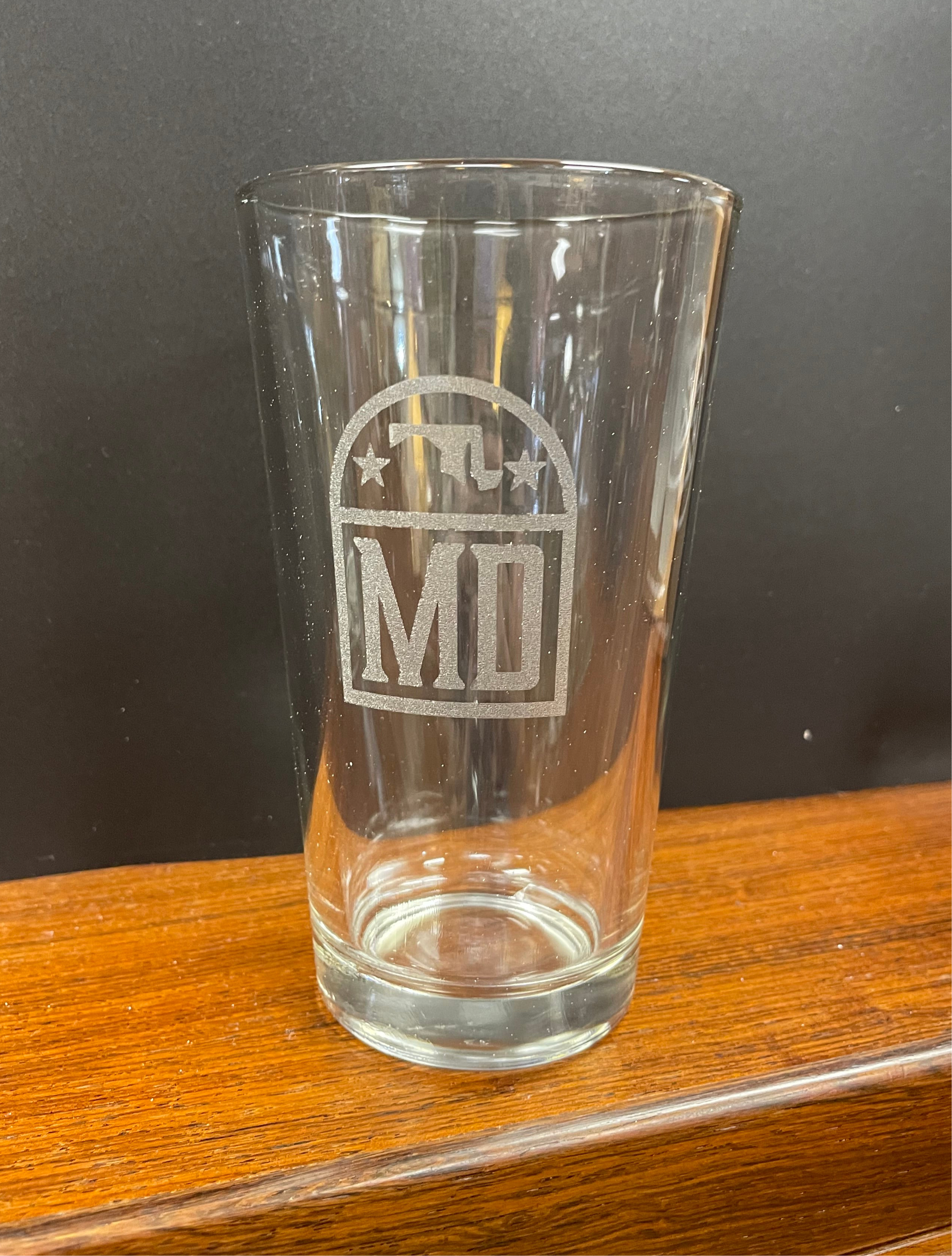Maryland State Pint Glass