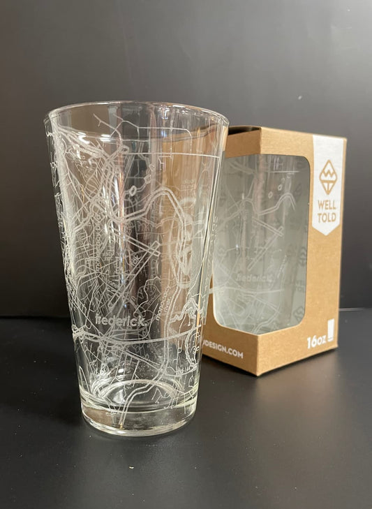 Frederick Maryland 16 oz Pint Glass