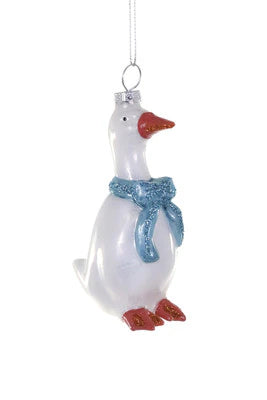 Country Goose Holiday Ornament