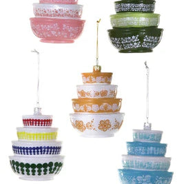 Pyrex Bowl Stack Ornament