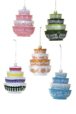 Pyrex Bowl Stack Ornament
