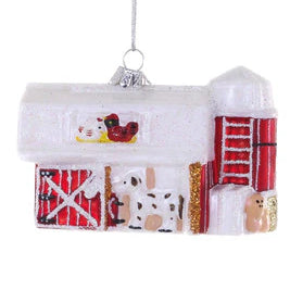 Little People Barn Ornament
