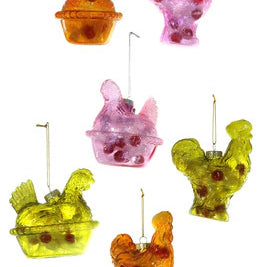 Hen on Nest Candy Dish Ornament