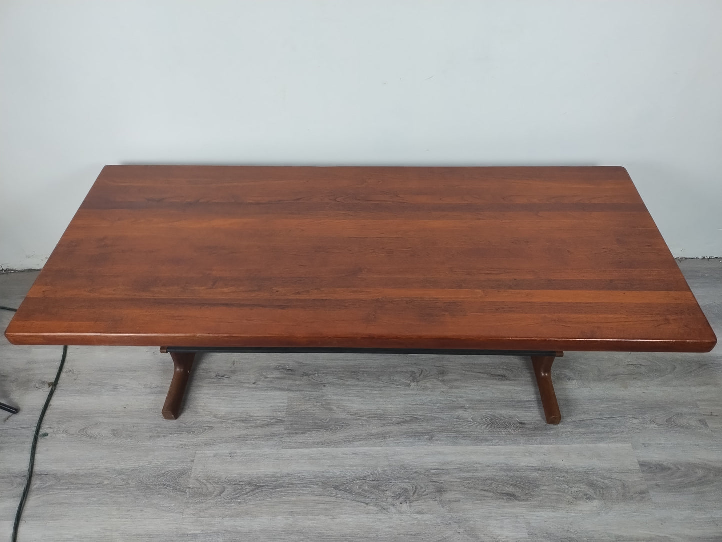 Danish Teak Coffee Table with Sled Base 0924002