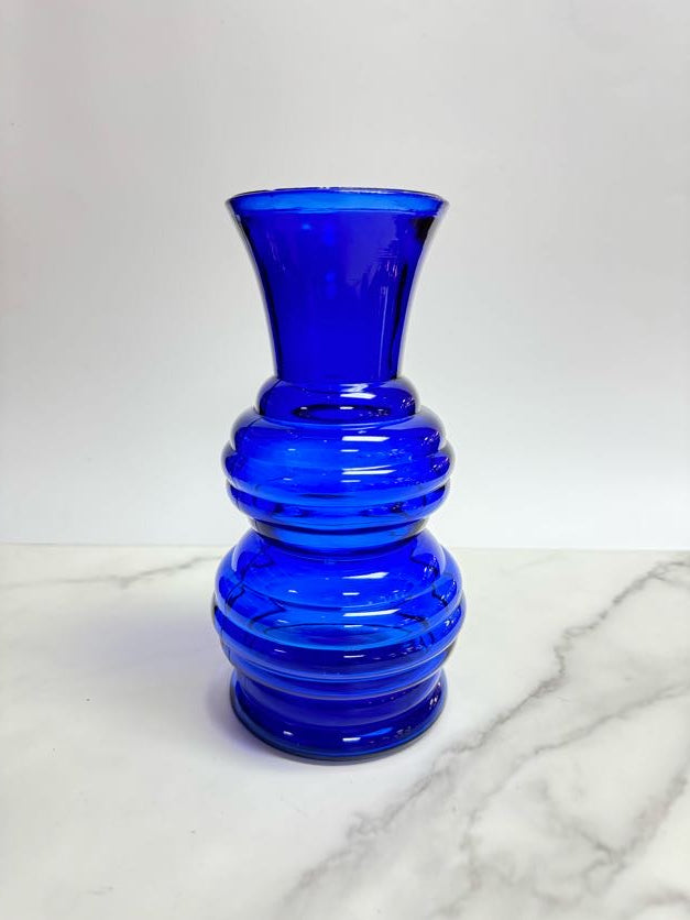 1940s Cobalt Blue Vase