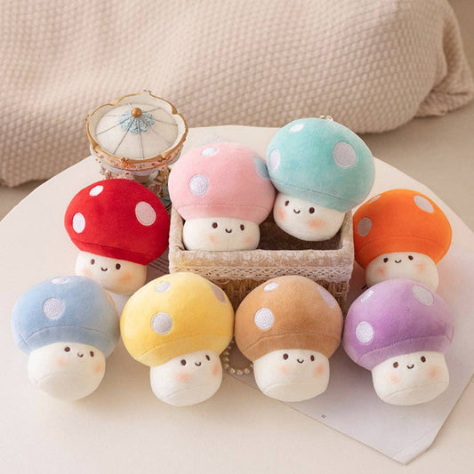 Koco - Macaron-Colored Mushroom Keychain