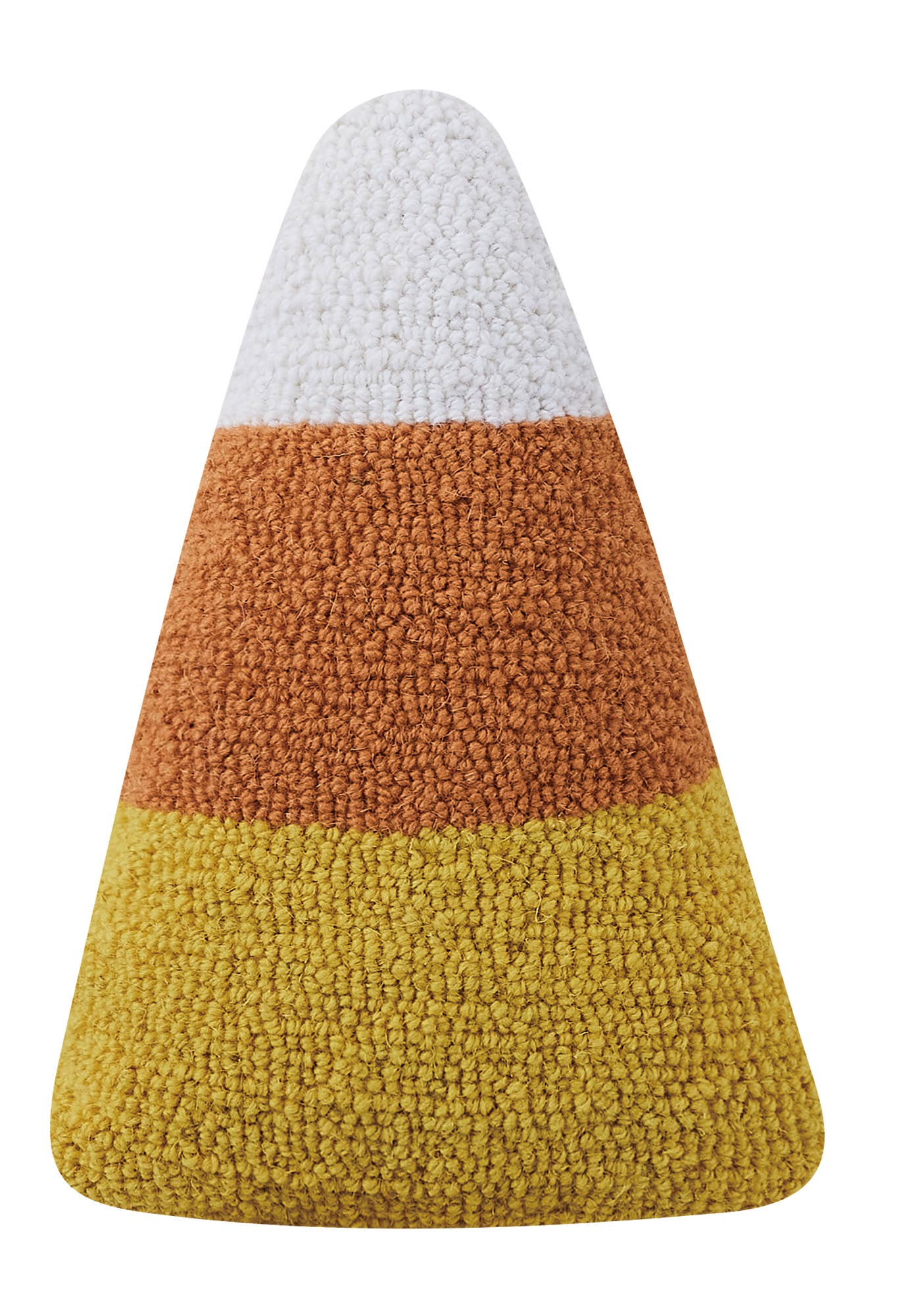 Shaped Candy Corn Hook Pillow