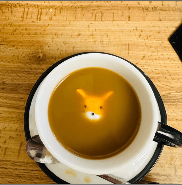 Adorable Ceramic Cat Cup & Saucer - Vintage MC