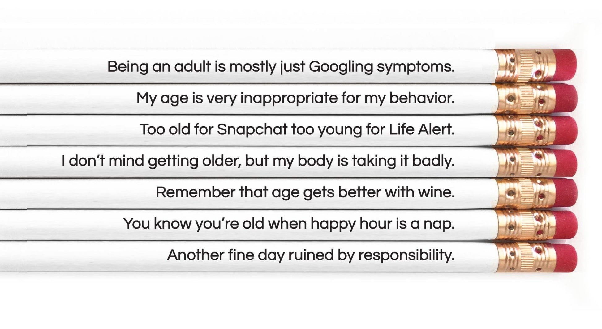 ADULTING IS HARD PENCIL SET - Vintage MC