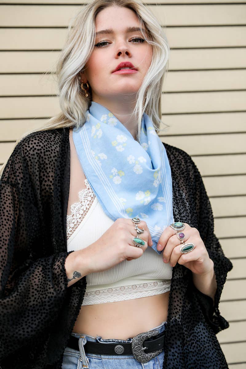 Floral Lightweight Bandana