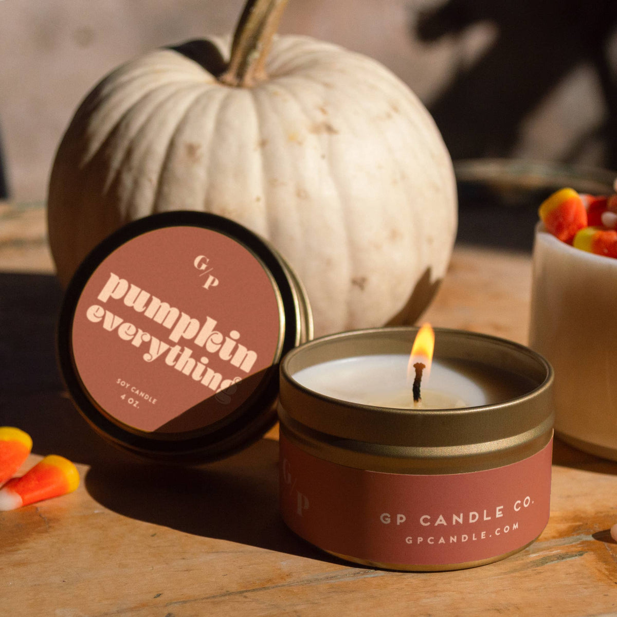 Pumpkin Everything Just Because Candle