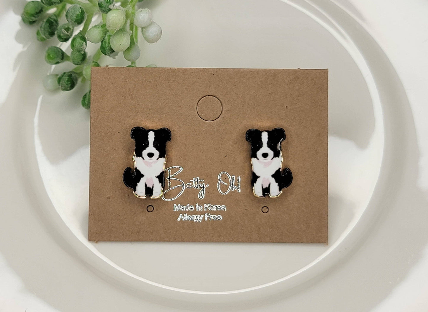Animal Picture Post Earrings