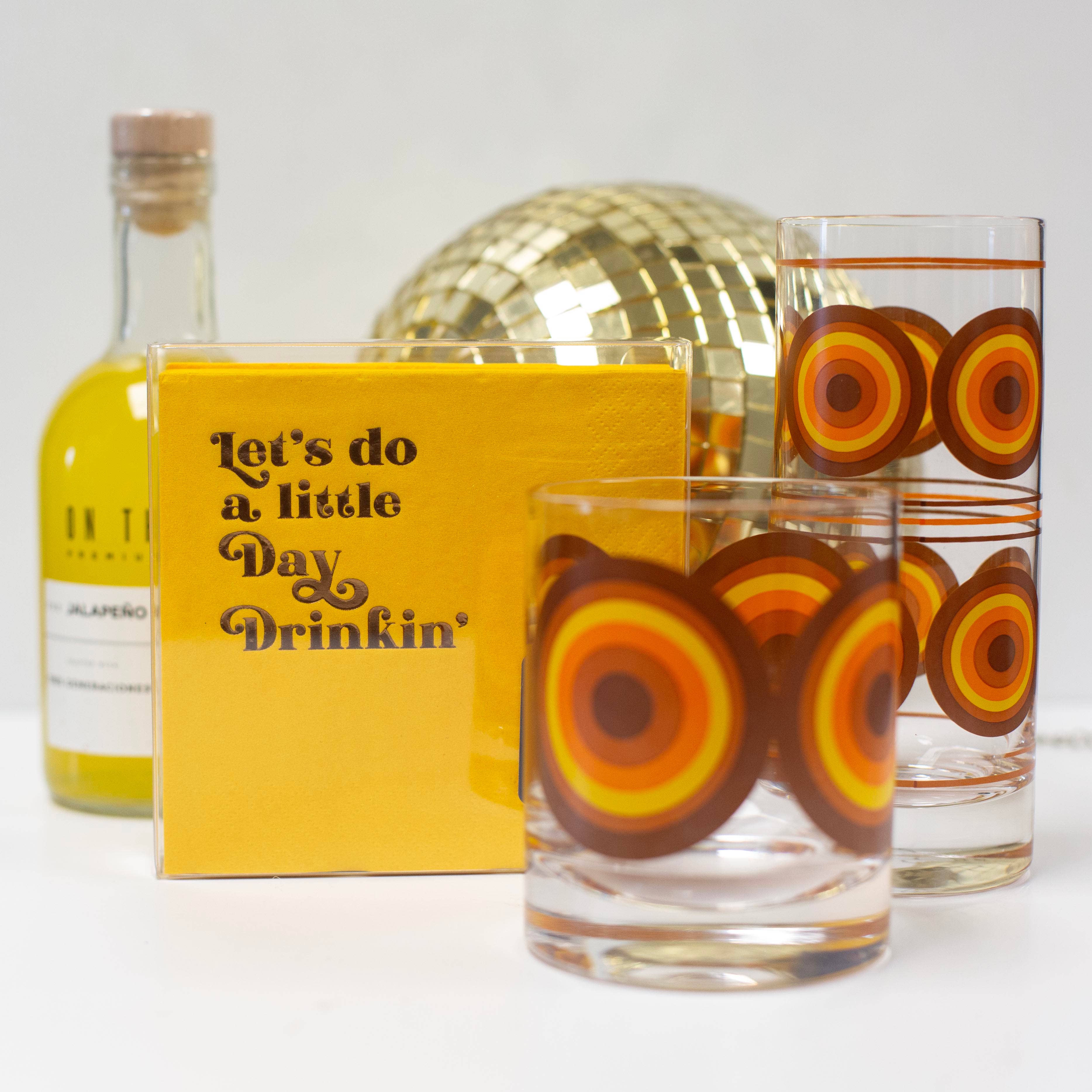 Funny Foil Cocktail Beverage Napkins