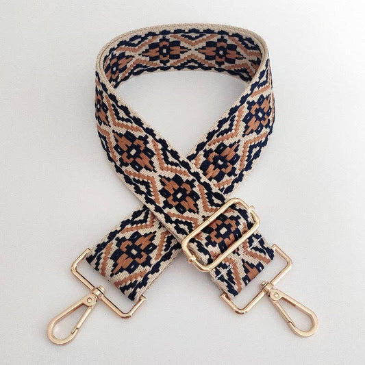 Baric - Ethnic Pattern Bag Strap Replacement - Vintage MC