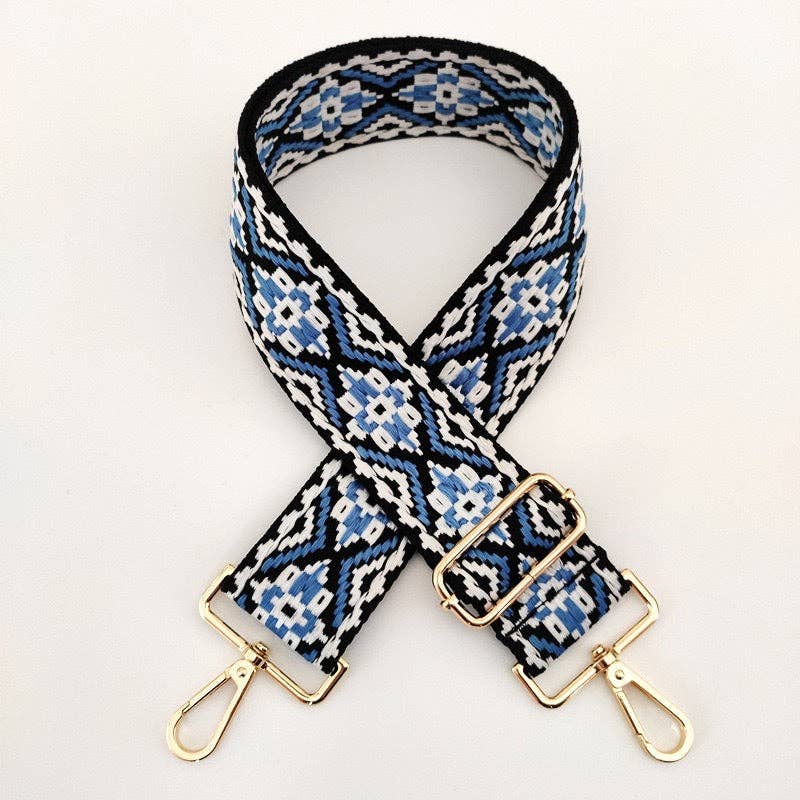 Baric - Ethnic Pattern Bag Strap Replacement - Vintage MC