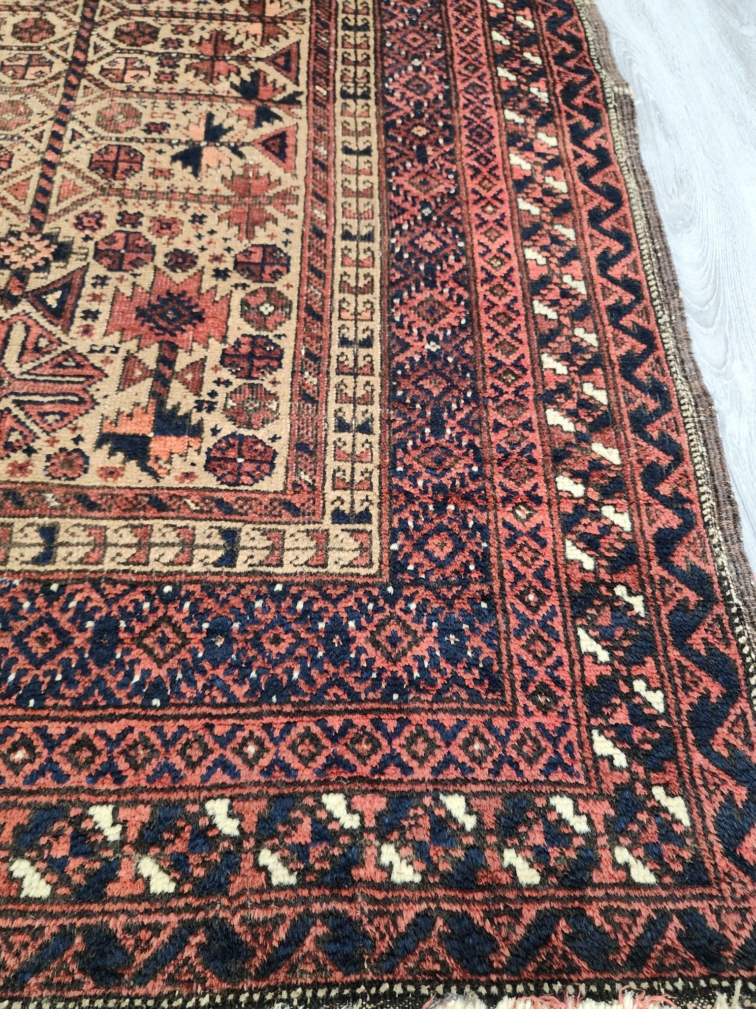 BB072309 Vintage Wool Rug - Vintage MC