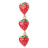 Berry Sweet Strawberry Linear Post Earrings - Vintage MC