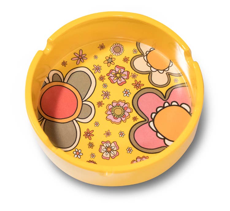 BIG FLOWERS Ashtray - Vintage MC
