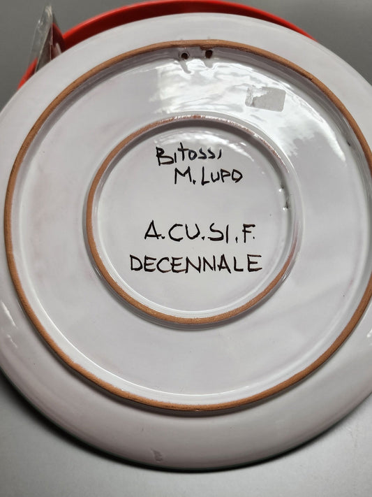 Bitossi Italian Pottery Plate - Vintage MC