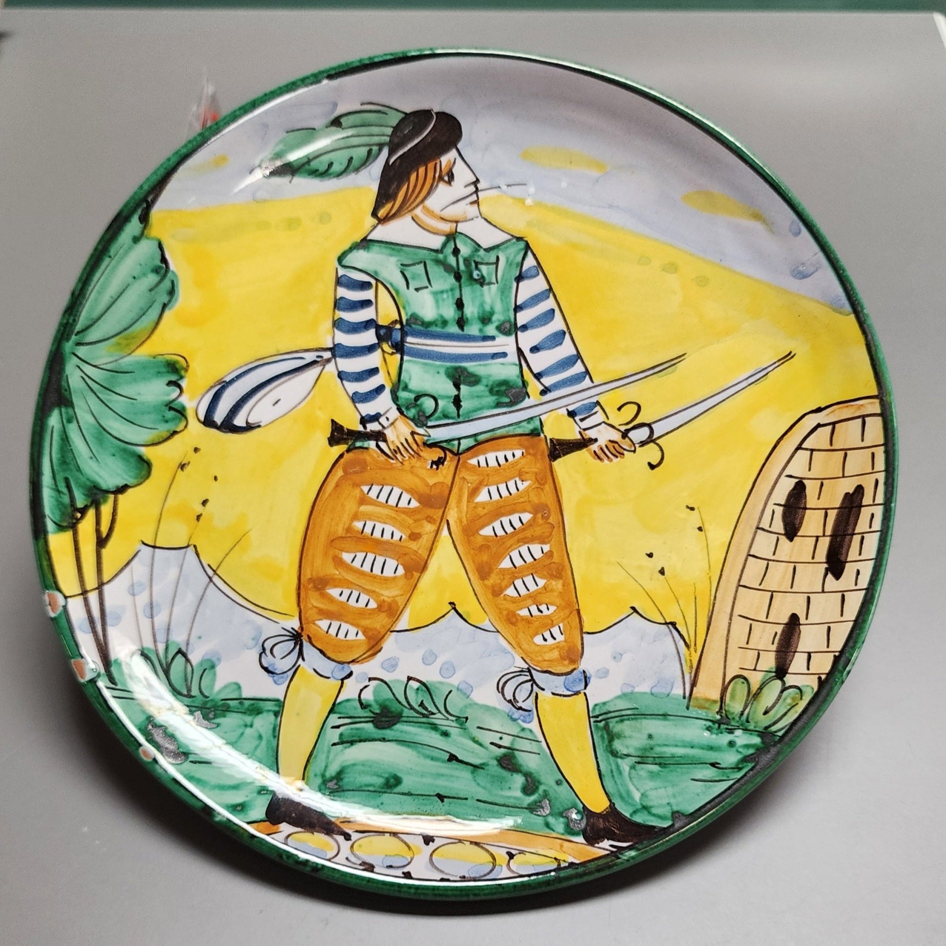 Bitossi Italian Pottery Plate - Vintage MC