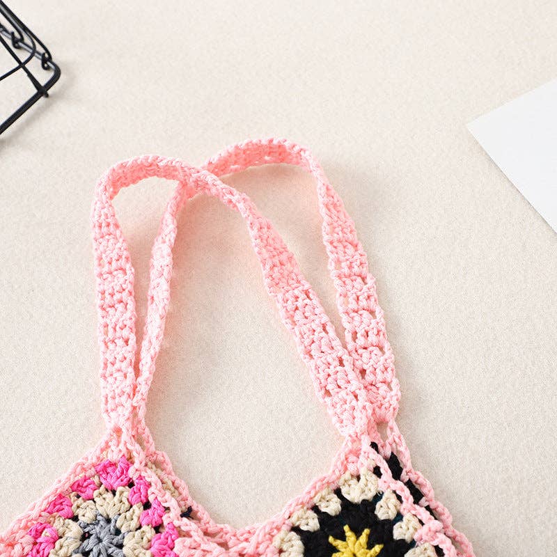 Bohemian Handmade Crochet Bag - Vintage MC