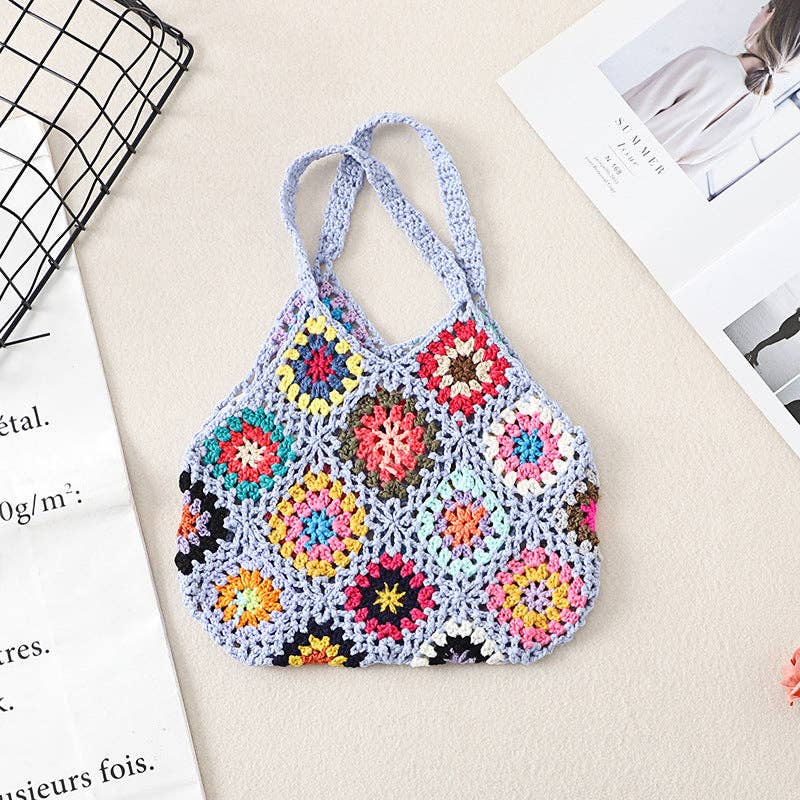Bohemian Handmade Crochet Bag - Vintage MC