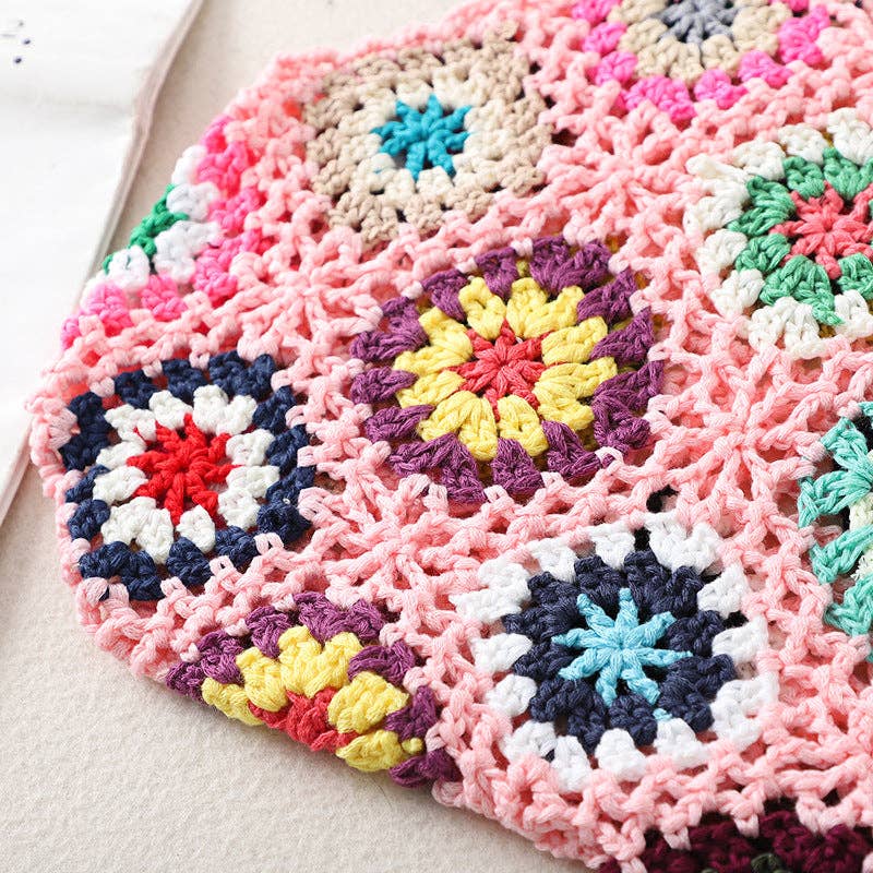 Bohemian Handmade Crochet Bag - Vintage MC