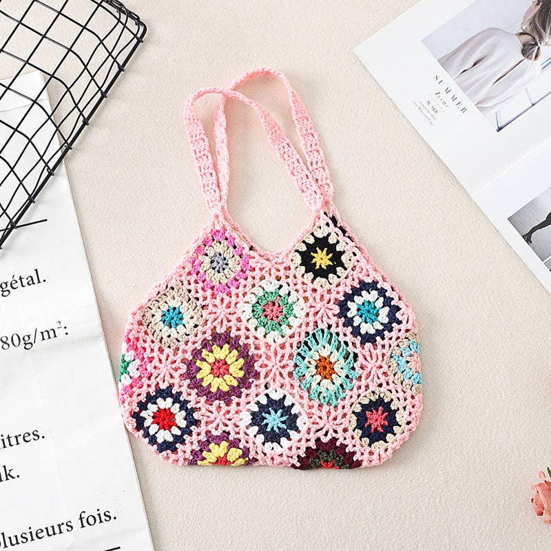 Bohemian Handmade Crochet Bag - Vintage MC